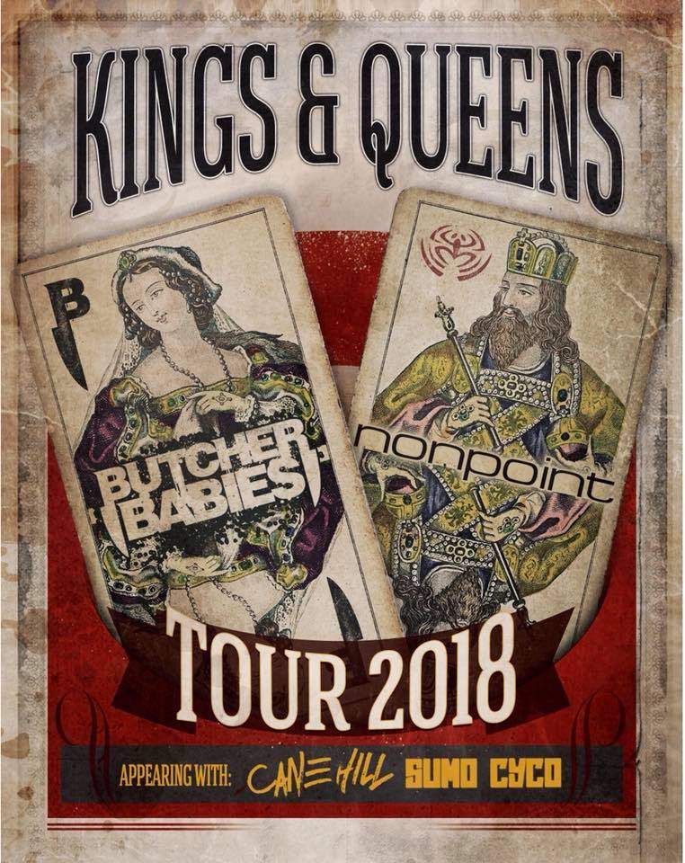 Butcher Babies and Nonpoint announce co-headlining “Kings & Queens Tour”