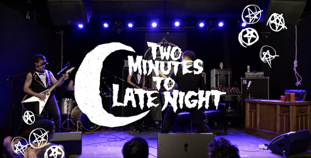 Watch the first official episode of ‘Two Minutes To Late Night’