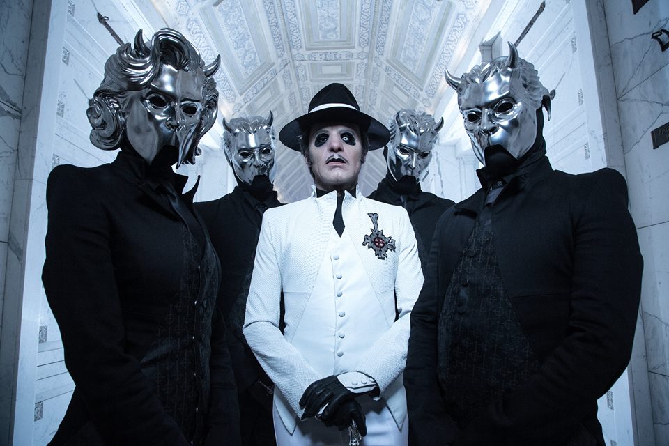 Ghost invites their followers to a special free sermon in NYC on Monday