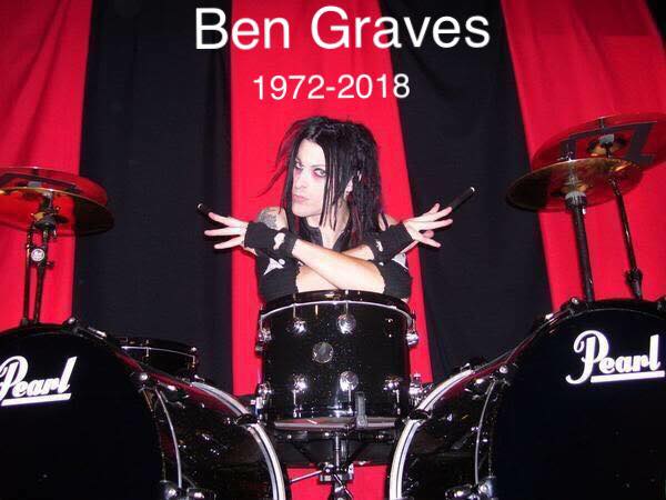 Former Dope/Murderdolls drummer Ben Graves passes away