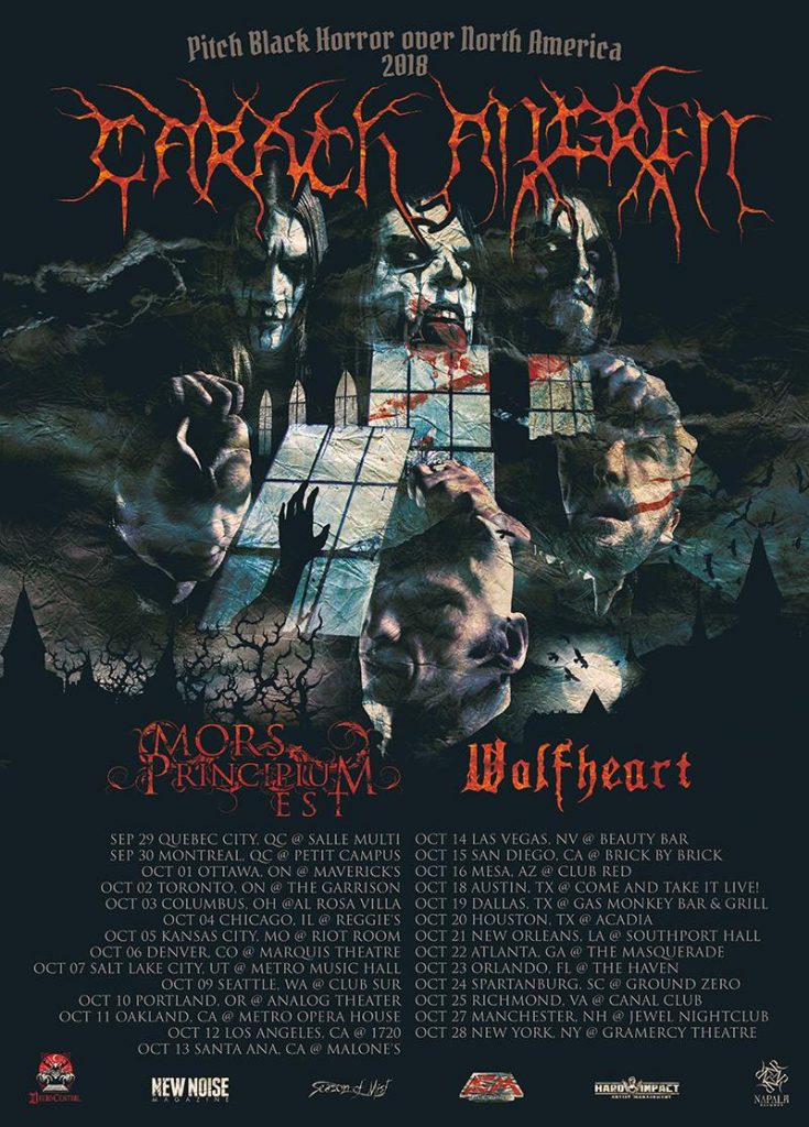 Carach Angren announces North American fall tour w/ Mors Principium Est & Wolfheart