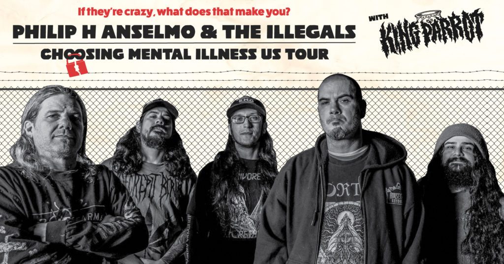 Philip H. Anselmo & The Illegals announce rescheduled US tour dates w/ King Parrot