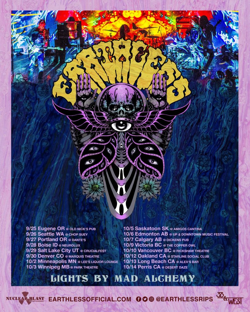 Earthless announce Western US & Canadian tour dates