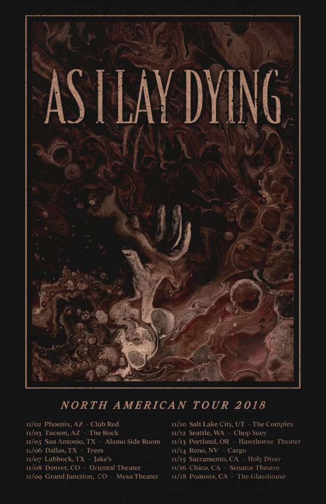 As I Lay Dying announce U.S. Tour