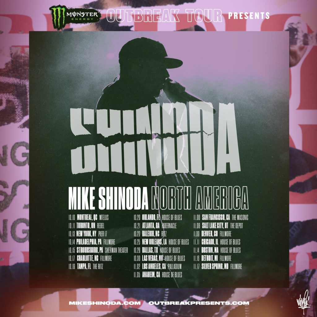 Mike Shinoda announce North American Fall tour