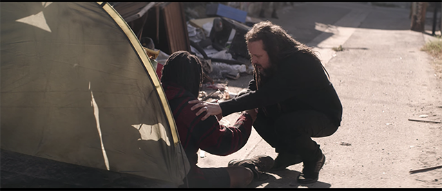 Jonathan Davis helps the homeless in “Basic Needs” Music Video