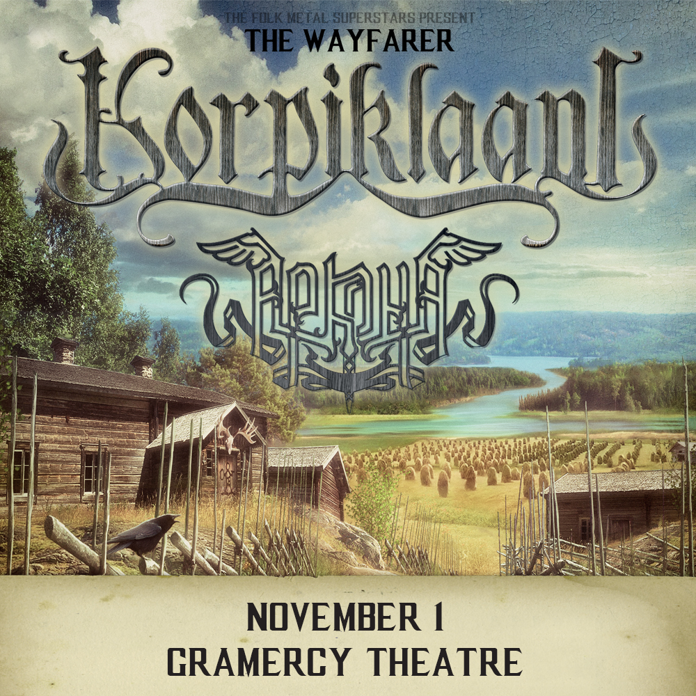 Win a pair of tickets to see Korpiklaani in NYC on Nov 1st
