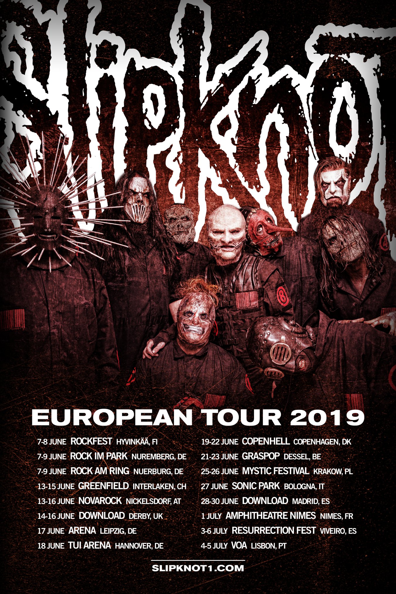 slipknot tour 2019