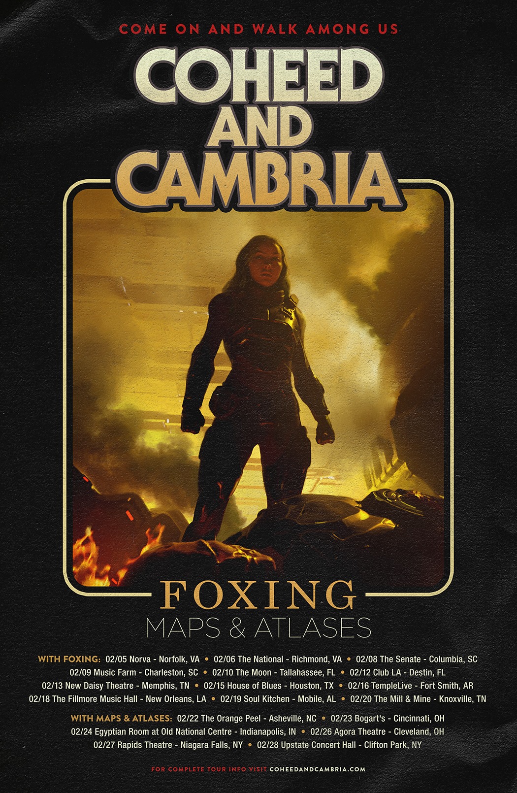coheed and cambria 2019 tour