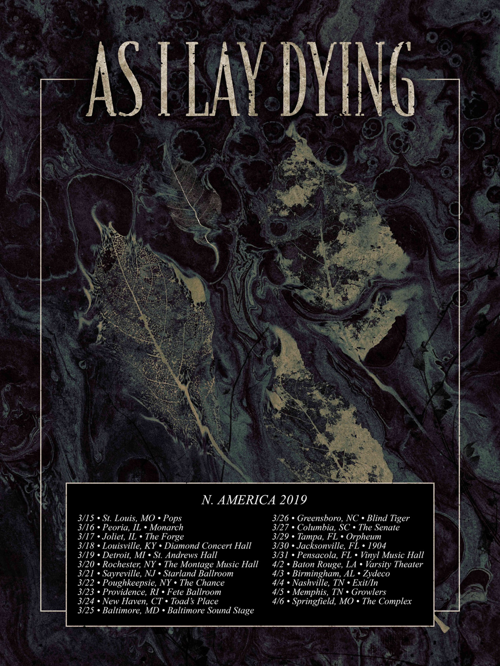 As I Lay Dying announce U.S. Spring Tour