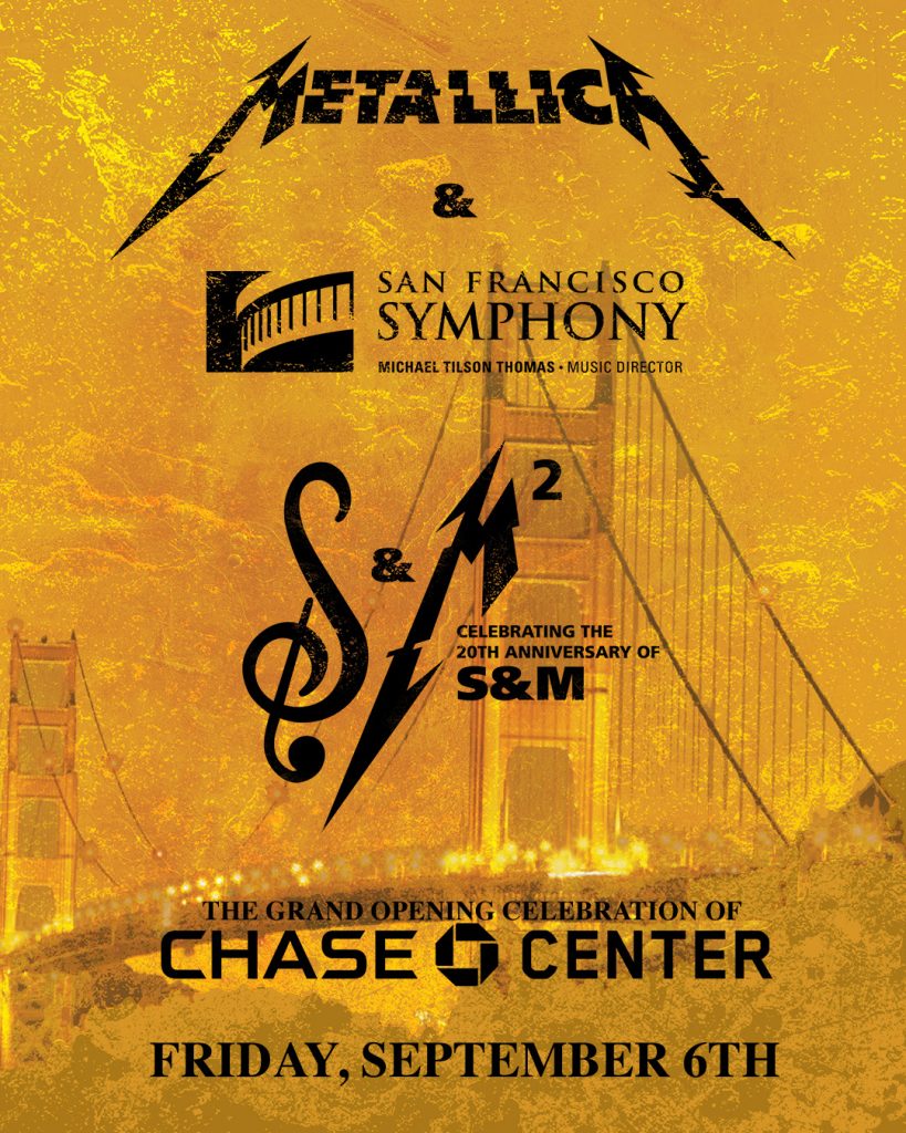 Metallica and SF Symphony to team up for inaugural Chase Center concert
