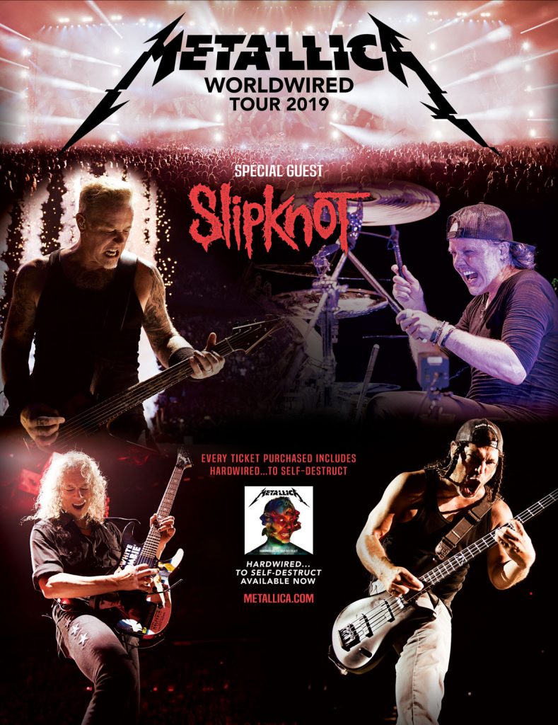 Metallica announce Australia & New Zealand shows w/ Slipknot