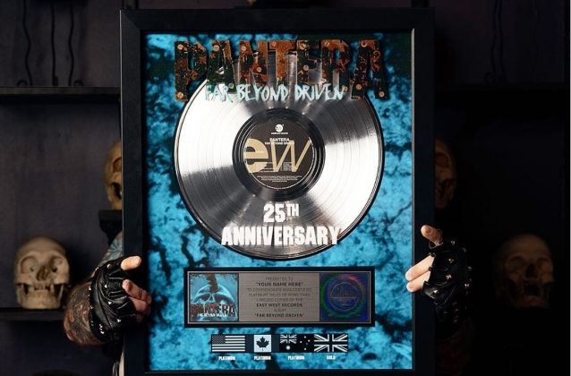 Pantera selling 25th anniversary ‘Far Beyond Driven’ Platinum plaques