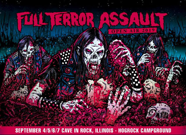 Daily lineups announced for 2019’s Full Terror Assault Open Air