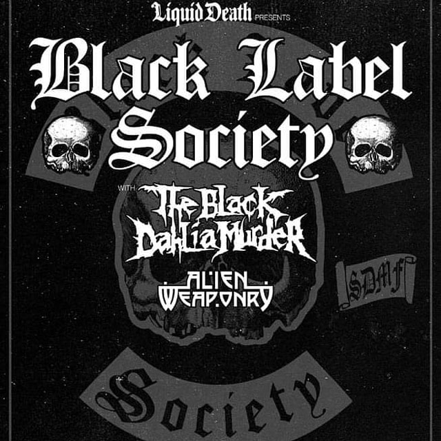 Black Label Society, The Black Dahlia Murder, and Alien Weaponry announce U.S fall tour
