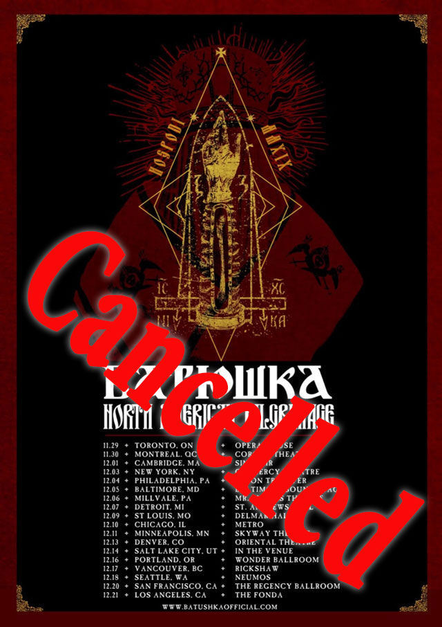 Krysiuk’s Batushka cancels North American tour due to ongoing legal dispute