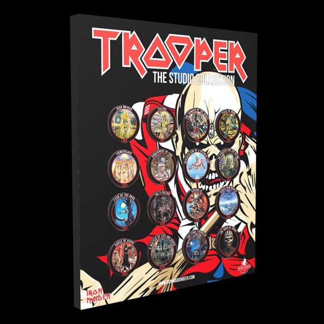 Bottle Caps Also Available 2x Brand New Iron Maiden Trooper Beer Mats 