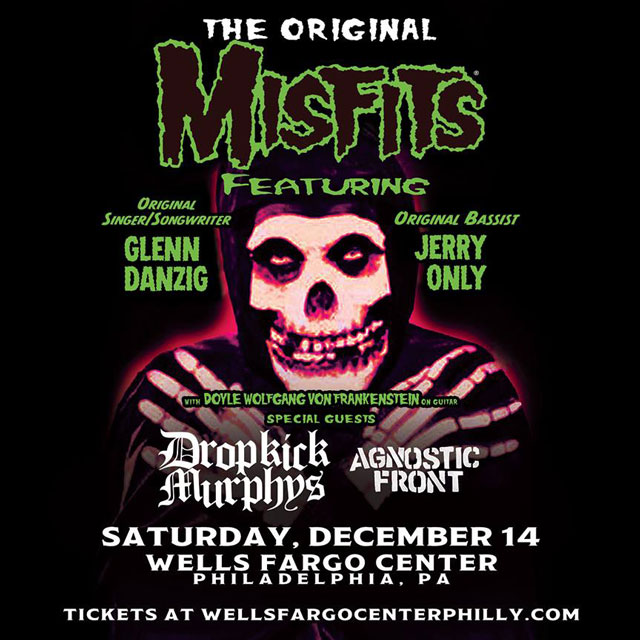 Reunited Misfits officially announce Philly concert