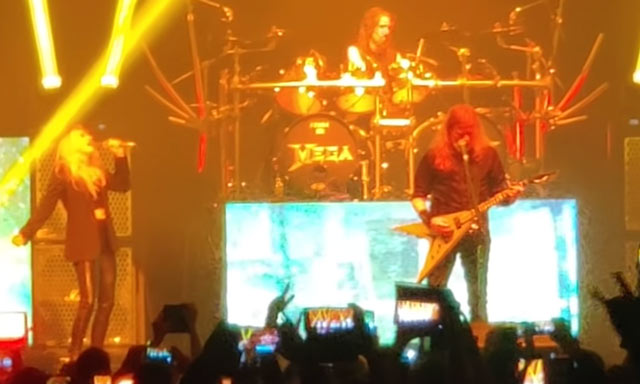 Megadeth joined by Electra Mustaine for “À Tout Le Monde” live duet