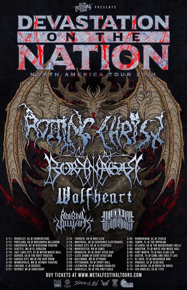 Rescheduled Tour Dates: Devastation on the Nation 2021