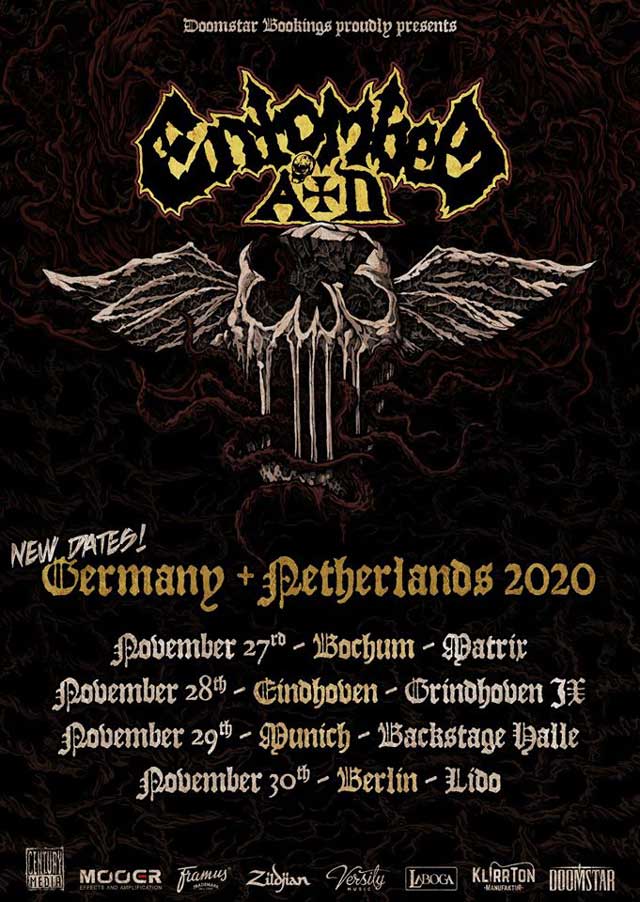 Coronavirus: Entombed A.D’s Germany/Netherlands tour RESCHEDULED