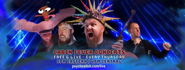 Psychostick will livestream interactive show every Thursday