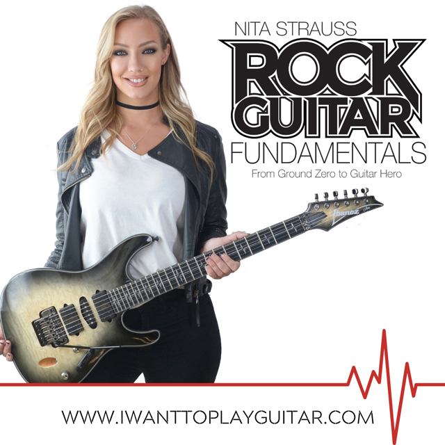 A conversation with Nita Strauss on Rock Guitar Fundamentals, Body Shred Challenge, and new album update