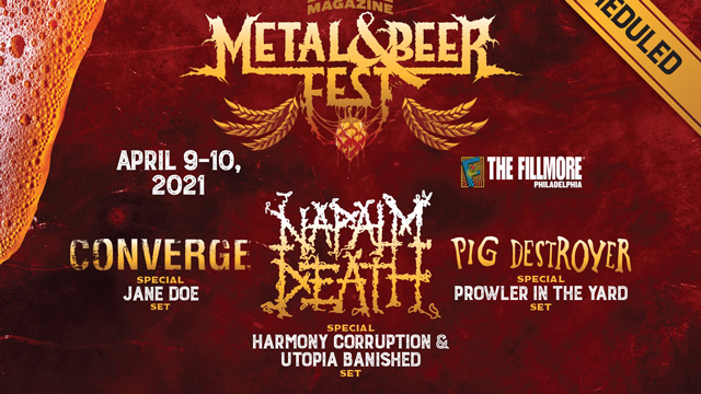 Decibel Magazine Metal & Beer Fest: Philly officially rescheduled for April 2021