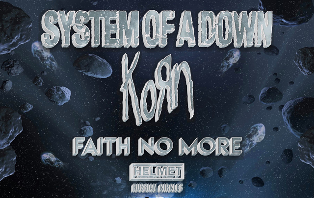 System of a Down reschedule LA stadium shows w/ KoRn, Faith No More, Helmet & Russian Circles