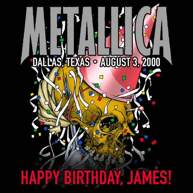#MetallicaMondays Metallica to celebrate James Hetfield’s birthday with Texas gig filmed on his 37th birthday