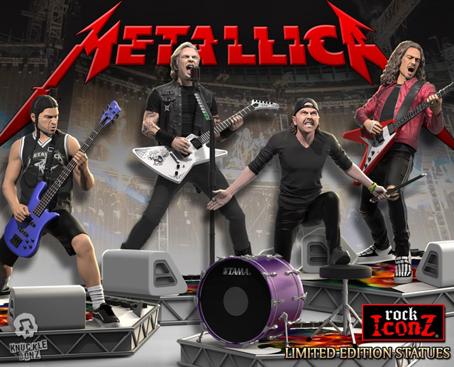 KnuckleBonz designs limited edition Metallica figurines