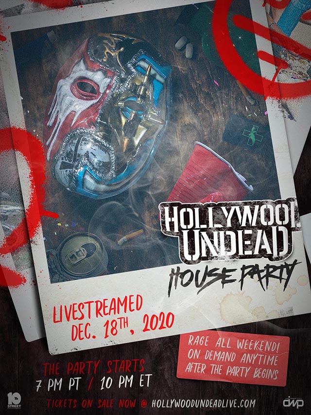Hollywood Undead announce ‘Hollywood Undead House Party’ December Livestream