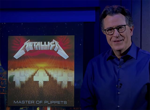 Metallica celebrate 35th Anniversary of ‘Master of Puppets’ by performing “Battery” on ‘The Late Show With Stephen Colbert’
